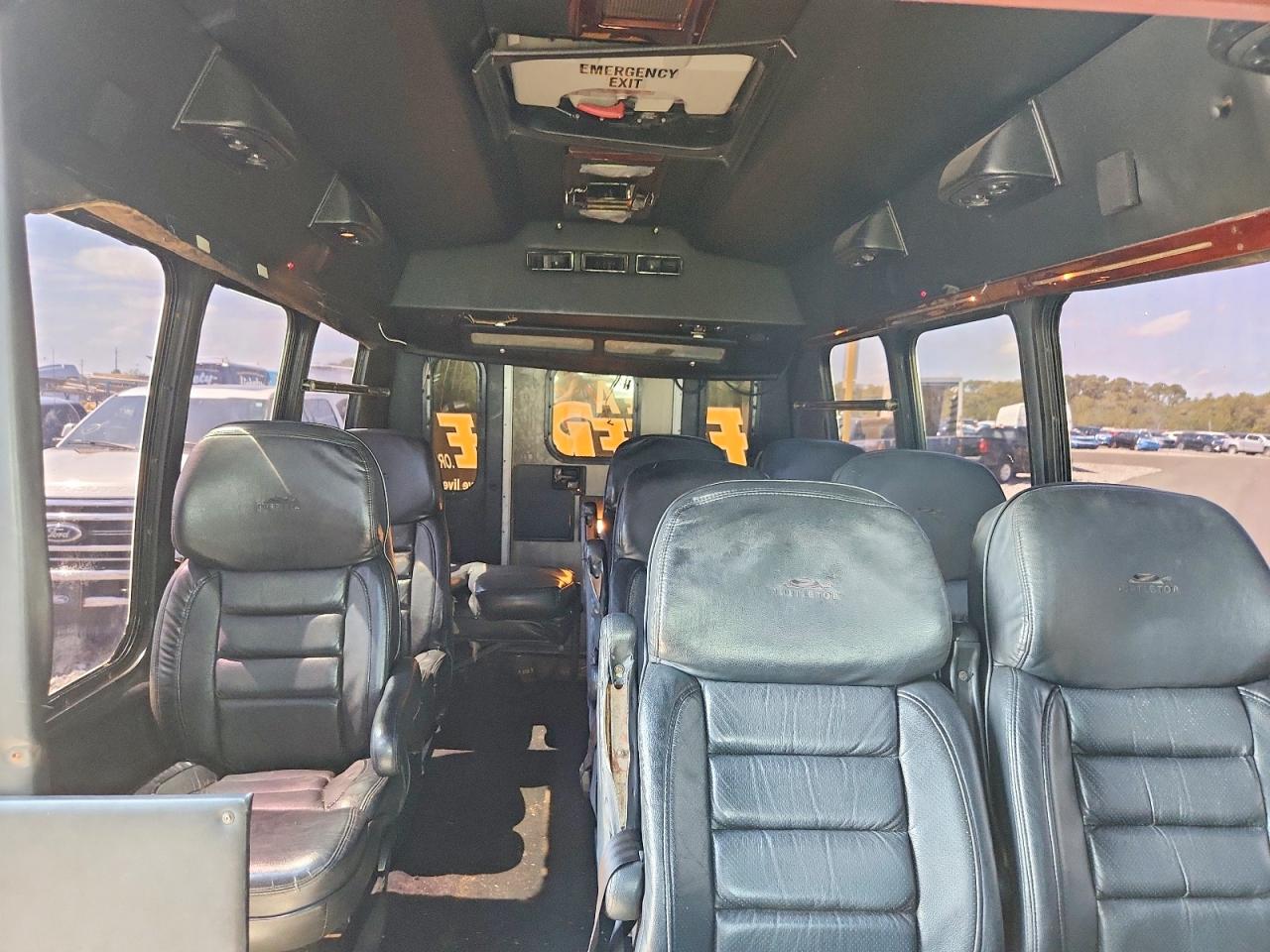 2006 Ford Econoline E350 Super Duty Cutaway Van Black vin: 1FDWE35L36HB01863