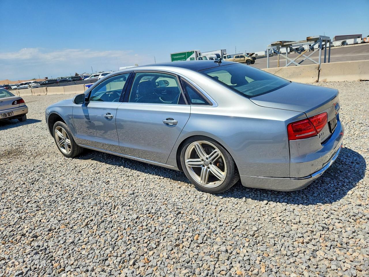 2013 Audi A8 L Quattro Gray vin: WAURGAFD0DN019947