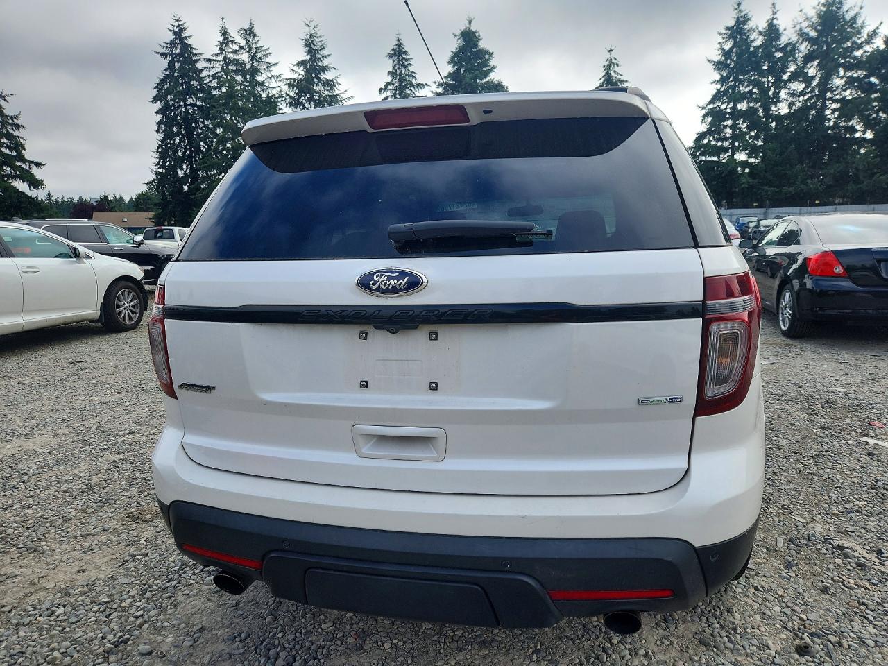 2013 Ford Explorer Sport White vin: 1FM5K8GT0DGC49504