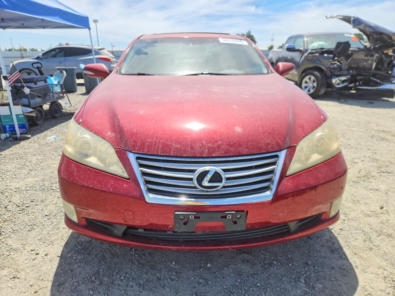 2010 Lexus Es 350 Red vin: JTHBK1EG4A2375392