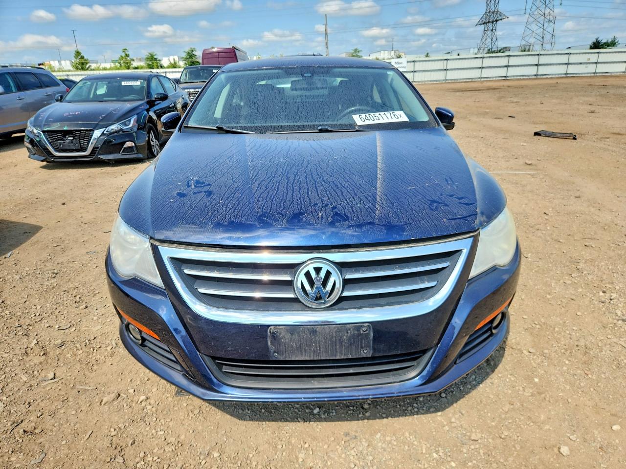 2012 Volkswagen Cc Luxury Blue vin: WVWHN7AN5CE509421