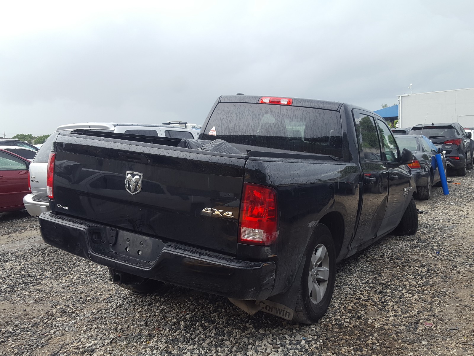 2019 Ram 1500 Classic Tradesman Black vin: 1C6RR7KT0KS507864