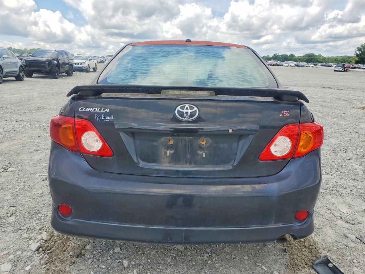 2010 Toyota Corolla S Black vin: 2T1BU4EE4AC501327