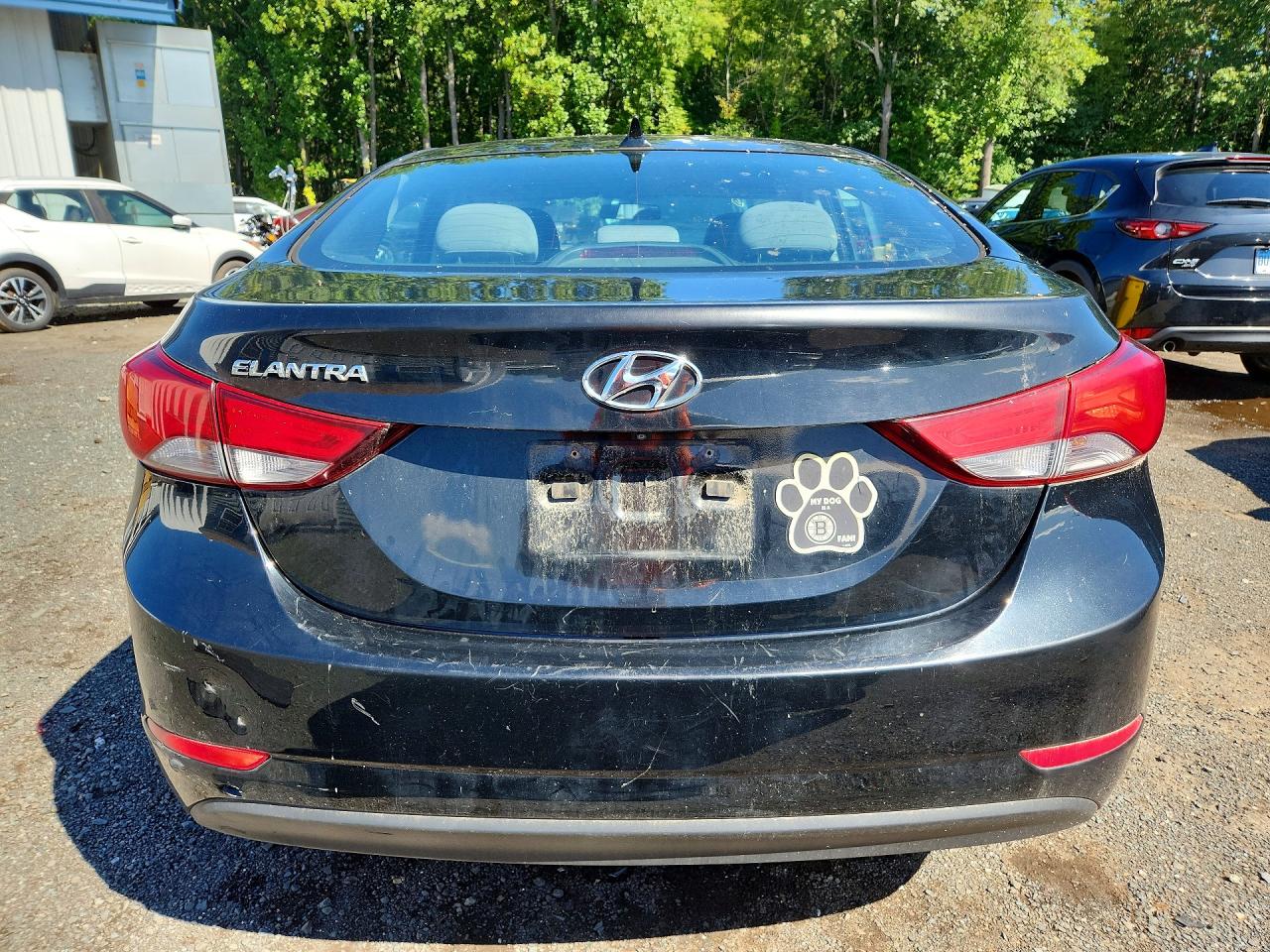2015 Hyundai Elantra Se Black vin: 5NPDH4AEXFH595057