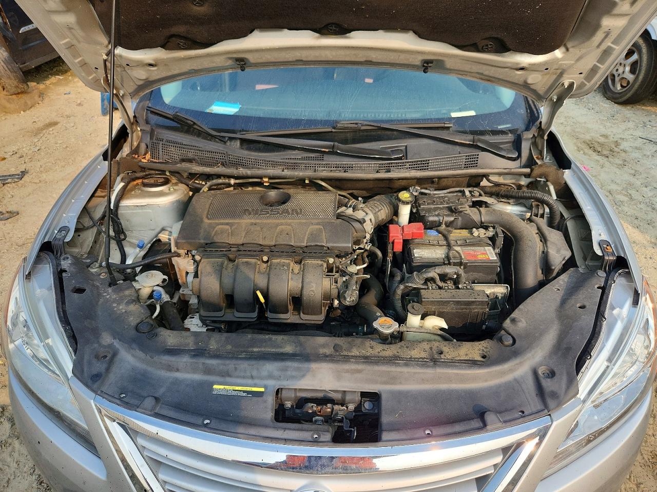 2015 Nissan Sentra S Gray vin: 3N1AB7AP9FY365720