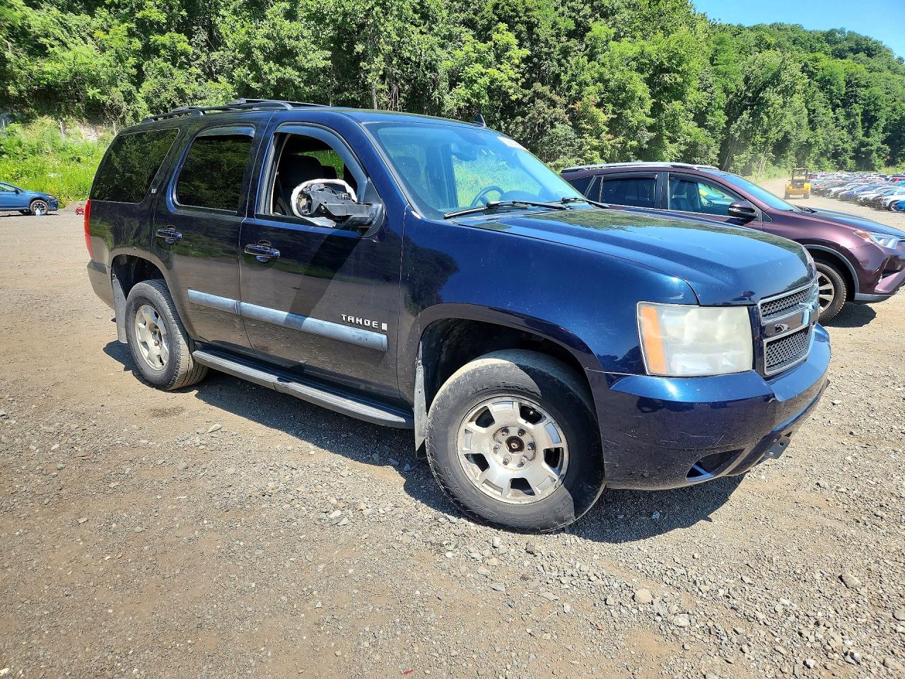 2008 Chevrolet Tahoe K1500 Blue vin: 1GNFK13018J146359