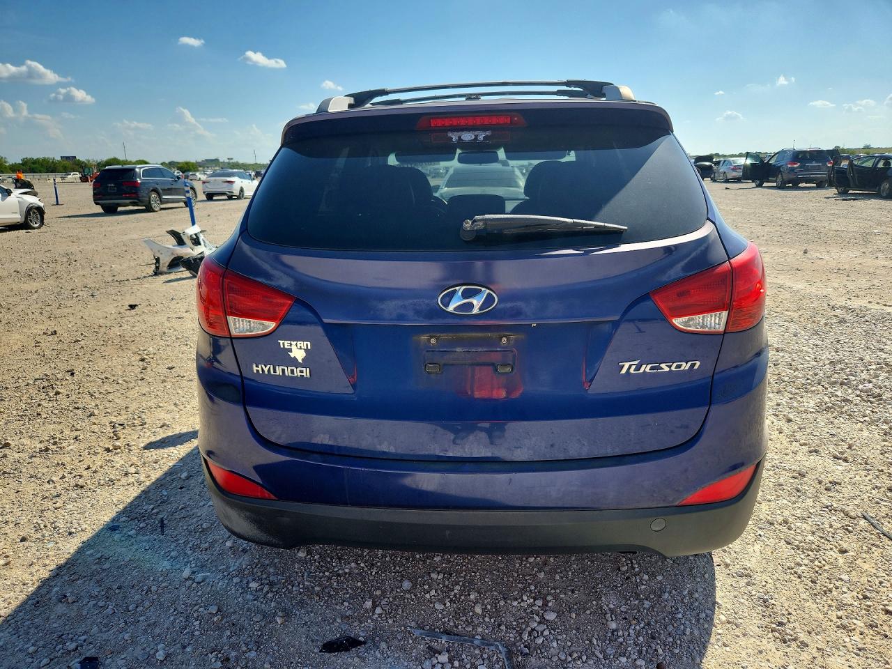 2012 Hyundai Tucson Gls Blue vin: KM8JU3AC5CU340031