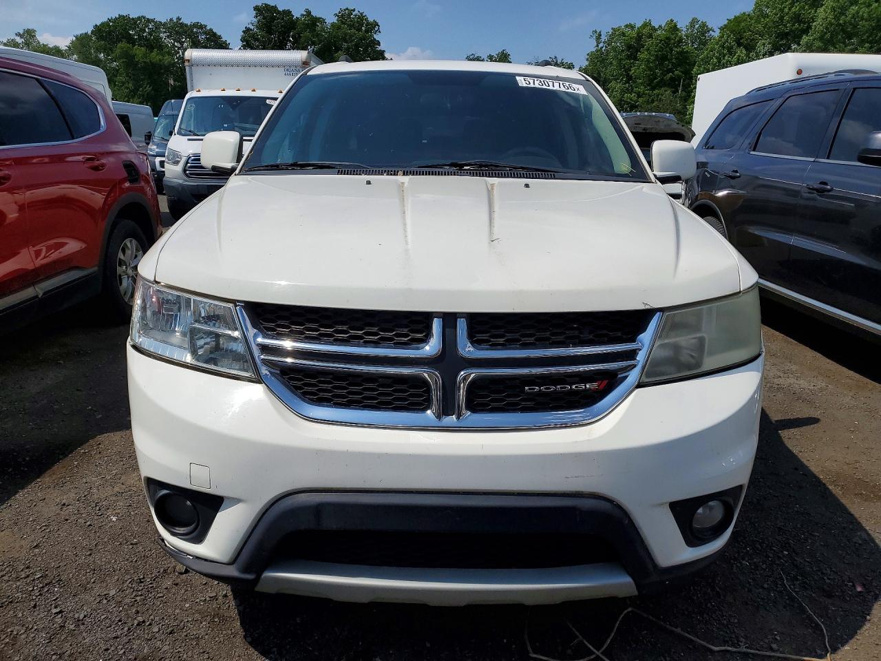 2015 Dodge Journey Sxt White vin: 3C4PDCBB8FT586946
