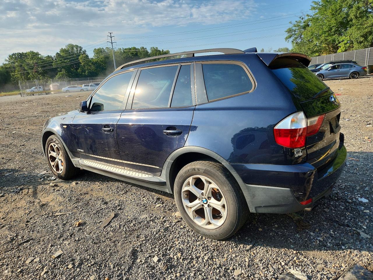 2009 Bmw X3 Xdrive30i Blue vin: WBXPC93479WJ31349