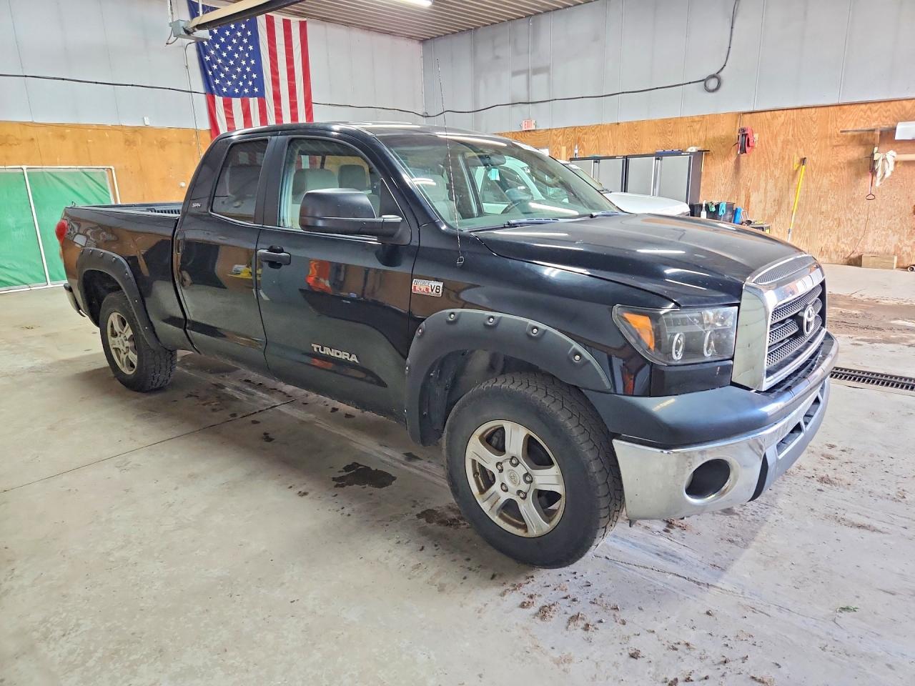 2008 Toyota Tundra Sr5 Black vin: 5TBBV54118S491240