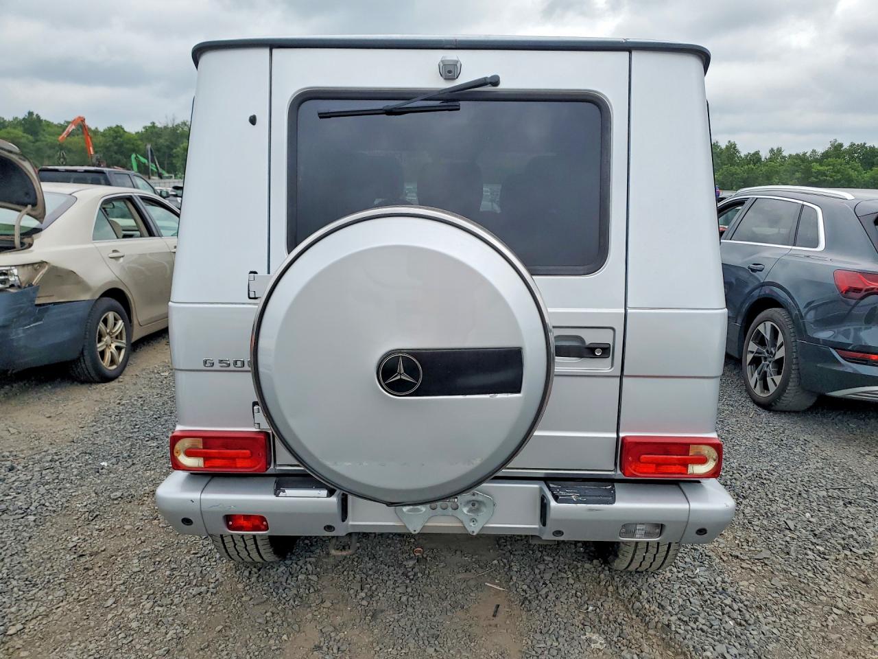 2007 Mercedes-benz G 500 Silver vin: WDCYR49E77X170740