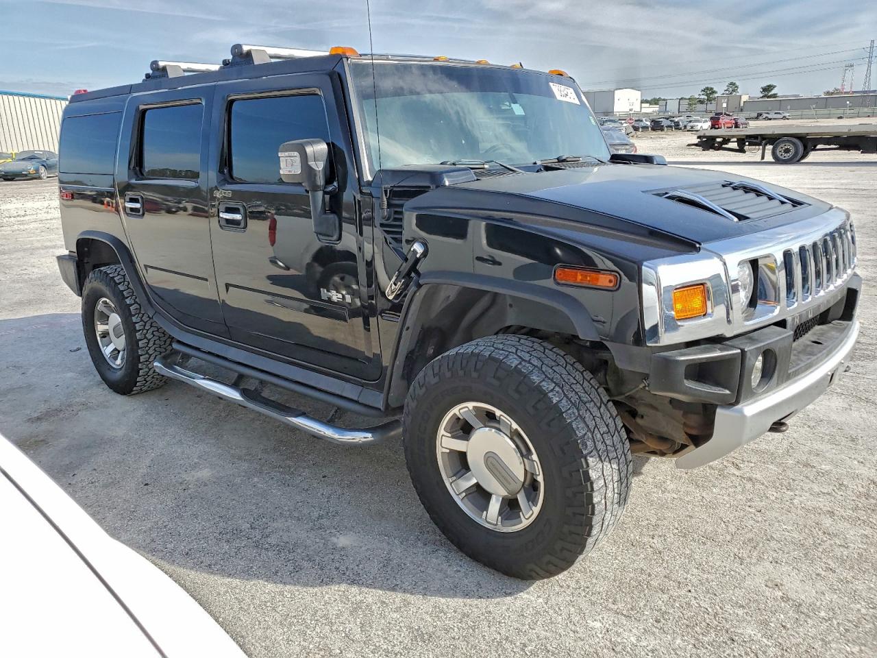 2008 Hummer H2 Черный vin: 5GRGN23828H109469