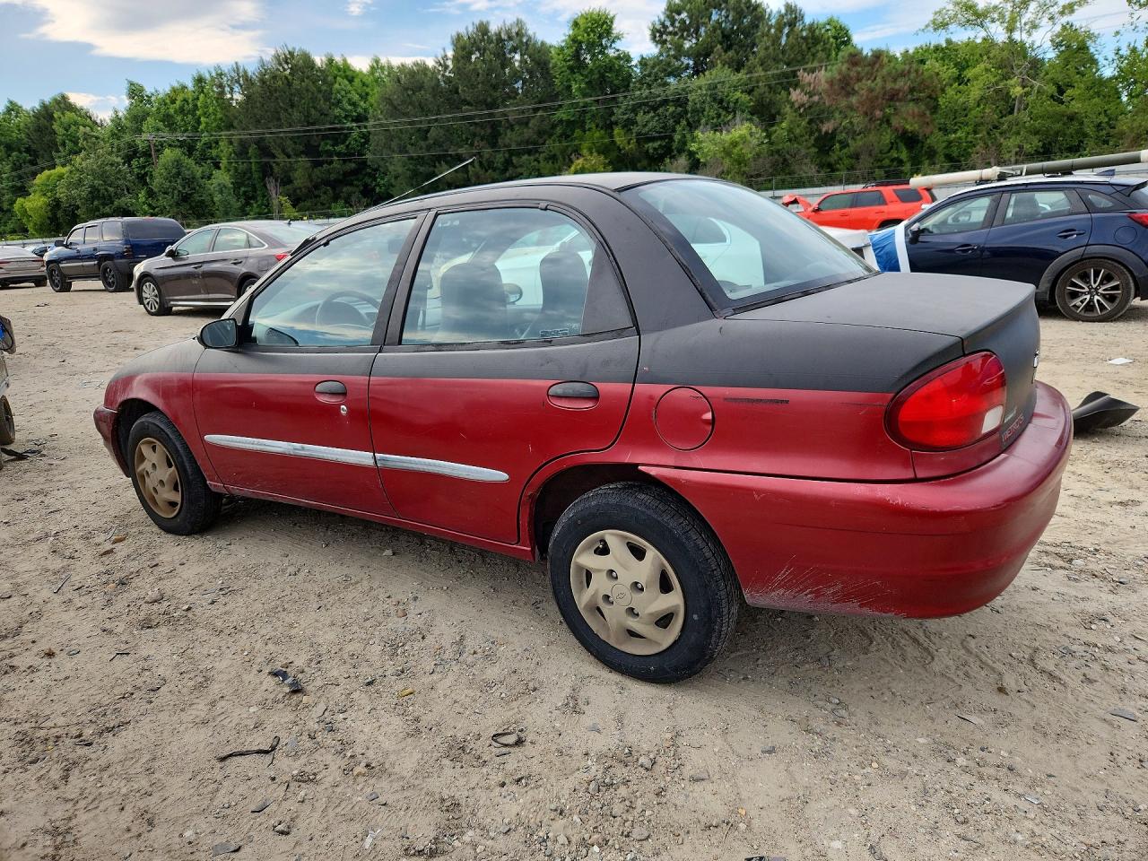 2000 Chevrolet Metro Lsi Бордовый vin: 2C1MR5224Y6721036
