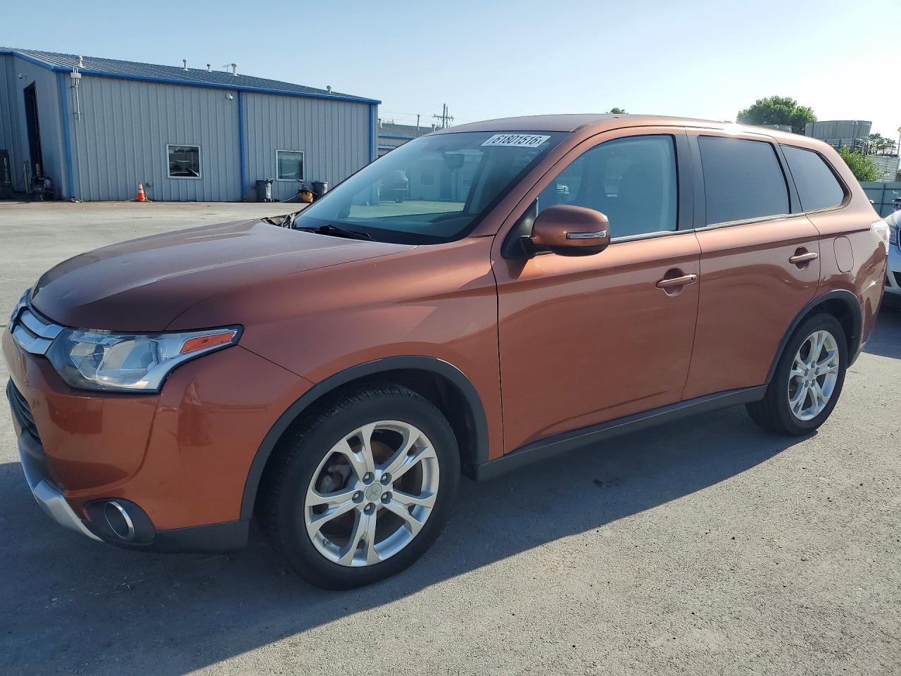 2015 Mitsubishi Outlander Se Orange vin: JA4AD3A39FZ006929