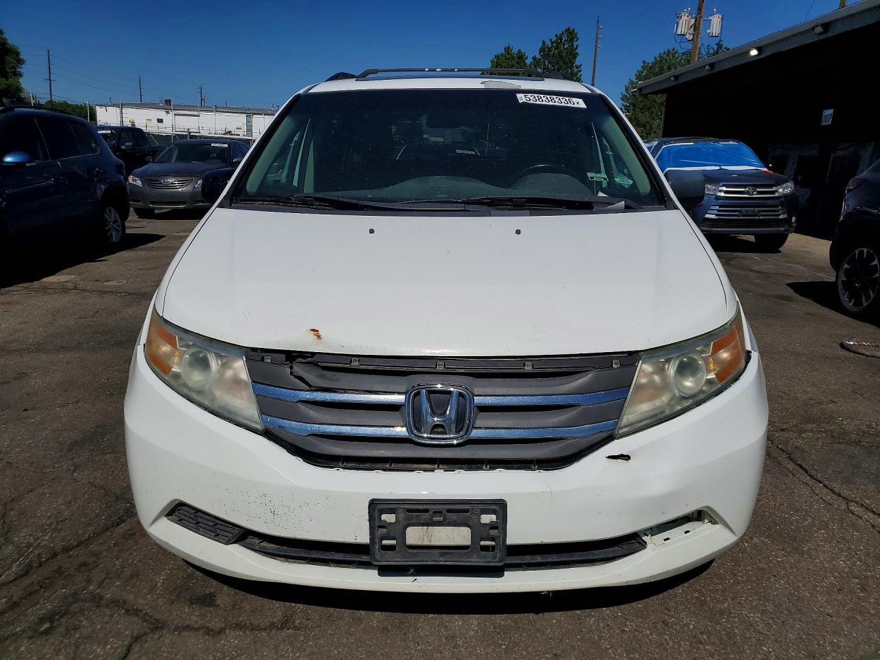 2012 Honda Odyssey Exl Белый vin: 5FNRL5H62CB059528