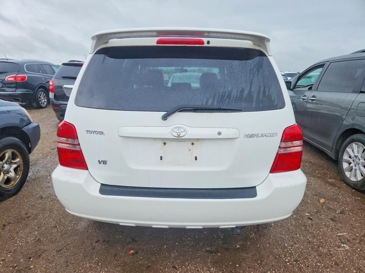 2002 Toyota Highlander Limited White vin: JTEGF21A720042244
