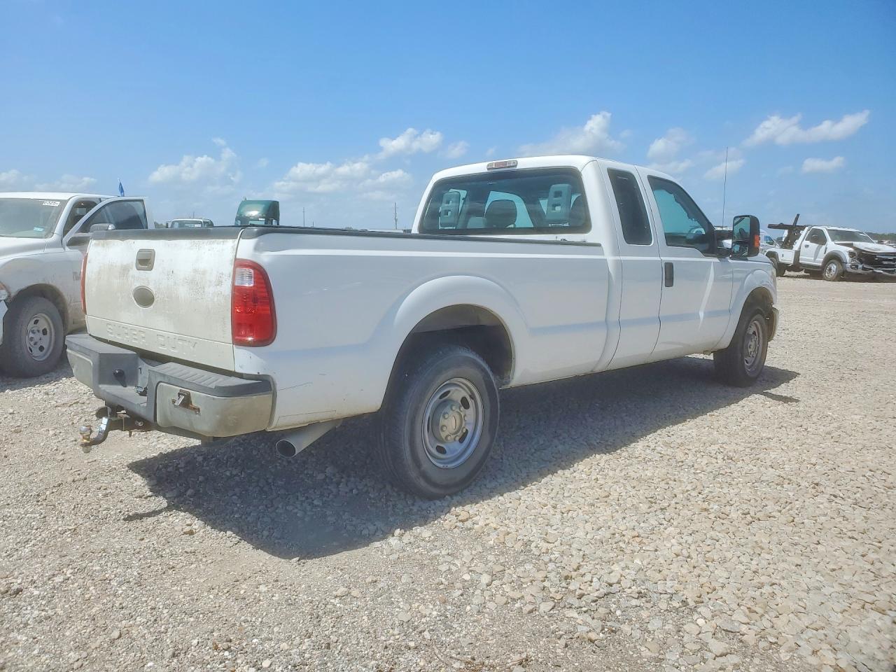 2014 Ford F250 Super Duty White vin: 1FT7X2A68EEA20919