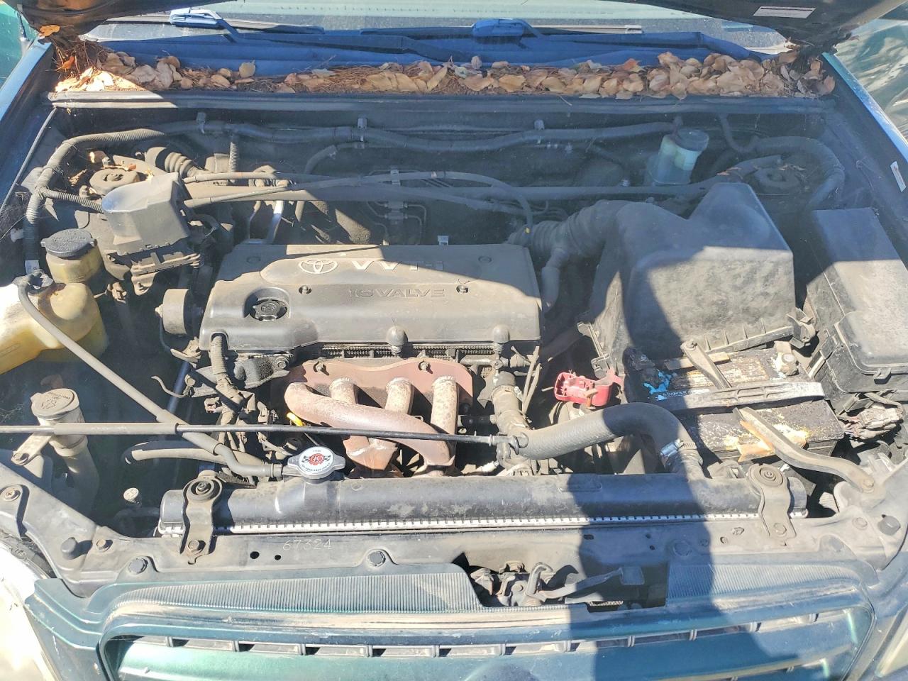 2001 Toyota Highlander Base Green vin: JTEGD21A710020488
