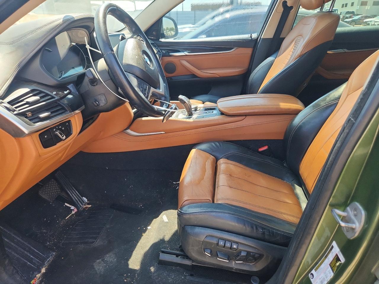 2015 Bmw X6 Sdrive35i Зеленый vin: 5UXKU0C54F0F91741