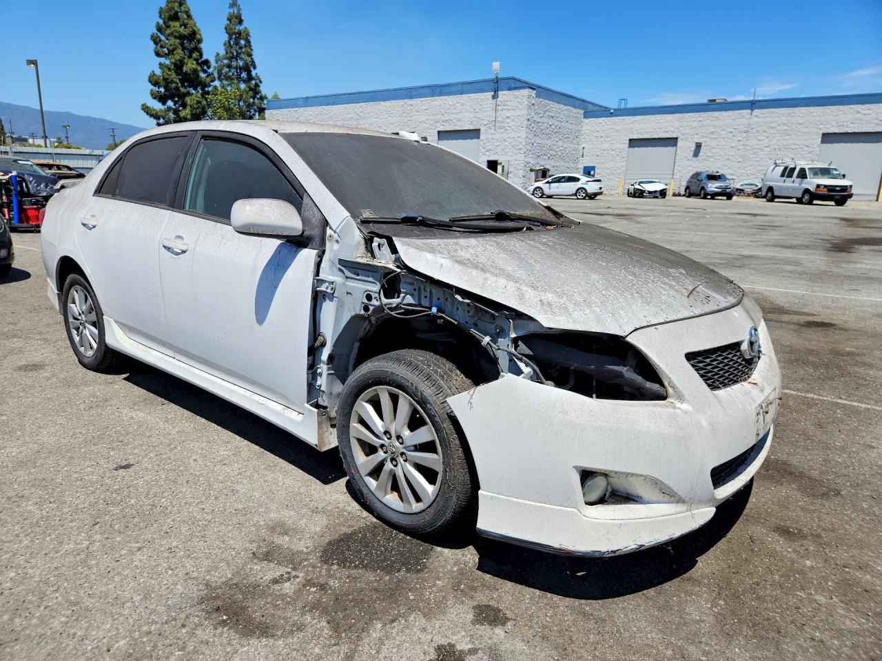2010 Toyota Corolla S White vin: 1NXBU4EE7AZ263682