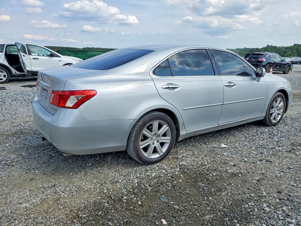 2007 Lexus Es 350 White vin: JTHBJ46G172138712