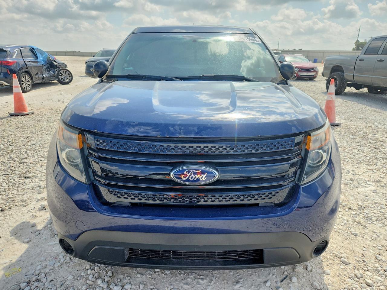 2015 Ford Explorer Police Interceptor Blue vin: 1FM5K8AR5FGB20027