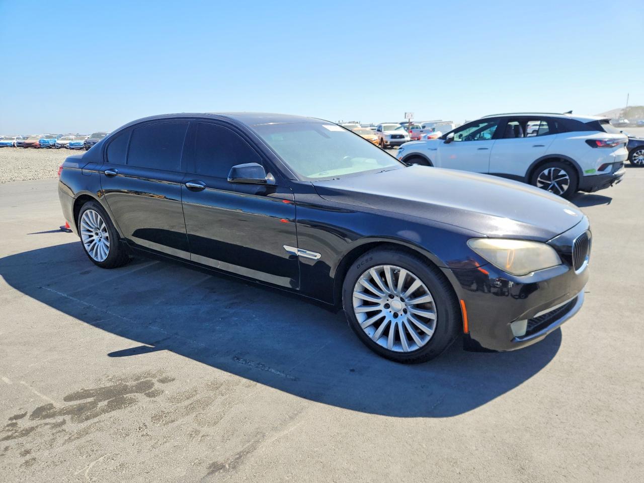 2011 Bmw 750 Li Черный vin: WBAKB8C55BCY65473