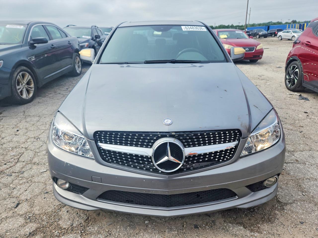 2009 Mercedes-benz C 350 Silver vin: WDDGF56X19R052900