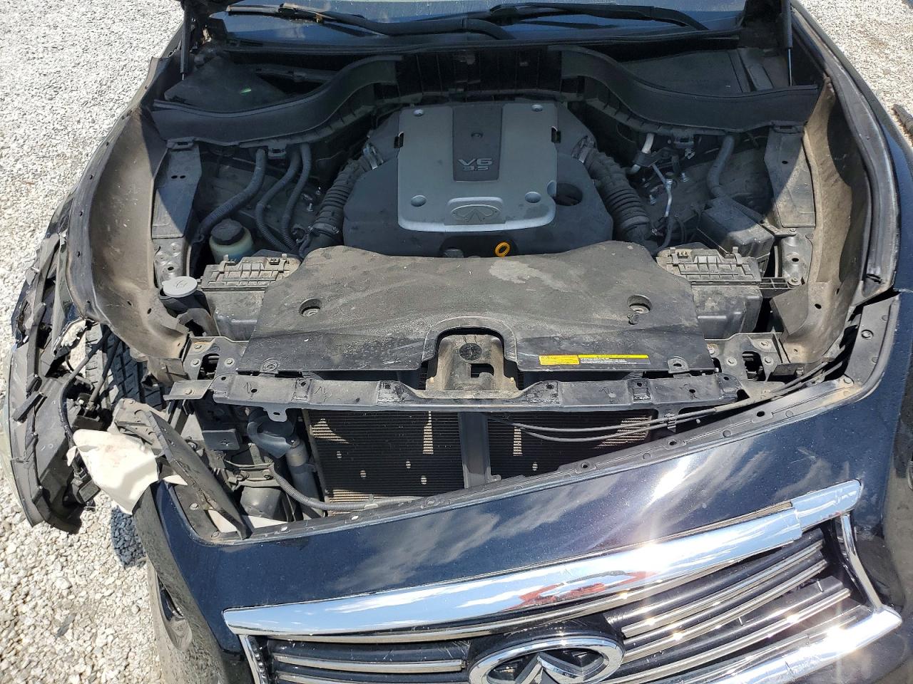 2012 Infiniti Fx35 Base Черный vin: JN8AS1MU9CM120608