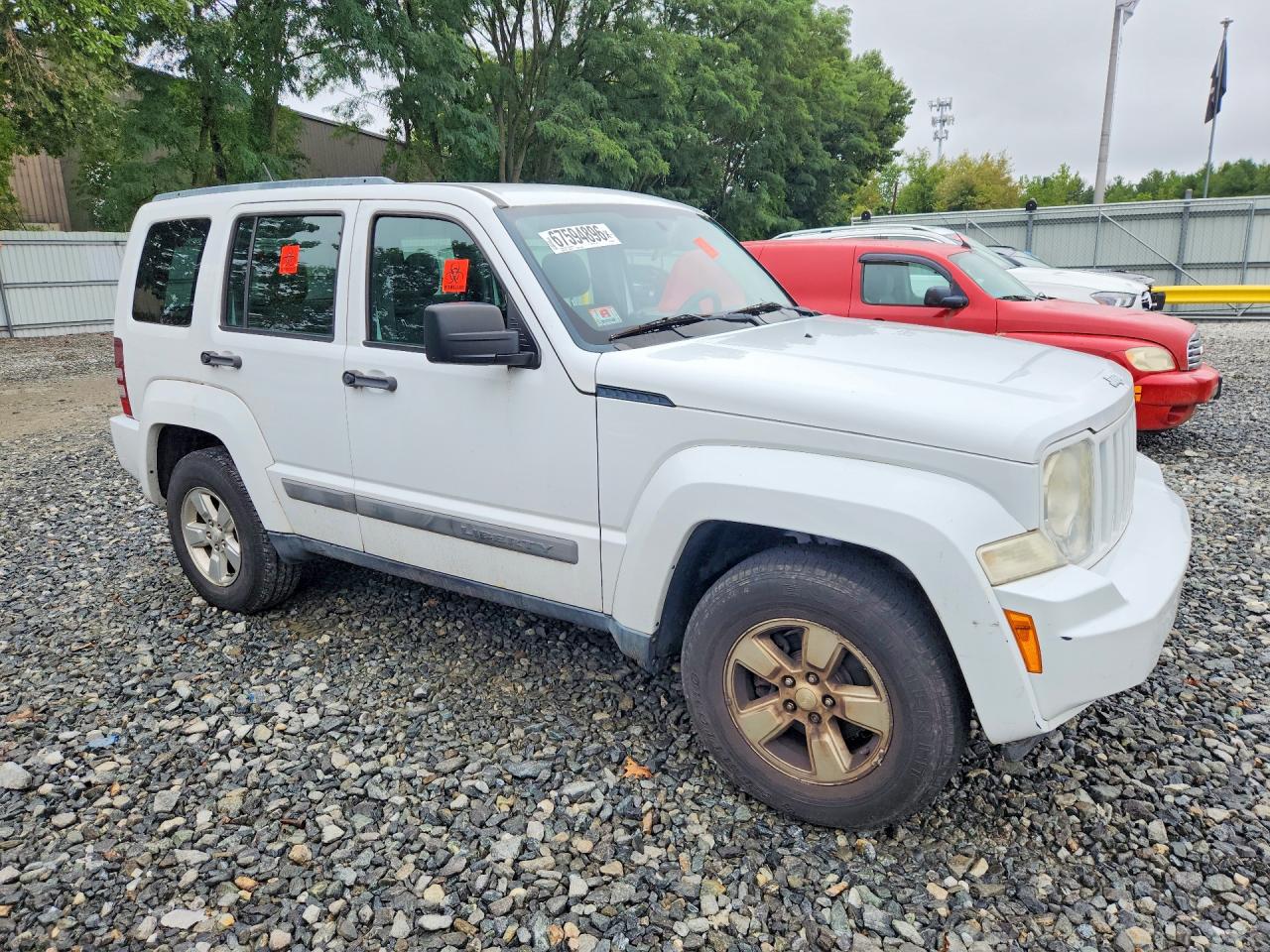 2011 Jeep Liberty Sport White vin: 1J4PN2GK6BW521334