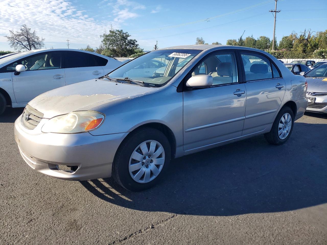 2003 Toyota Corolla Le Silver vin: 1NXBR32E03Z179819