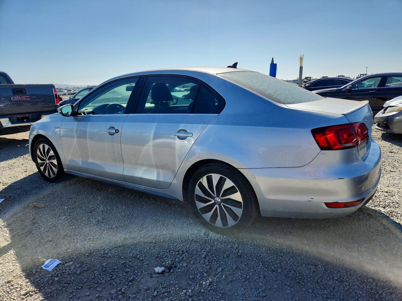2014 Volkswagen Jetta Hybrid Серебряный vin: 3VW637AJ6EM266853