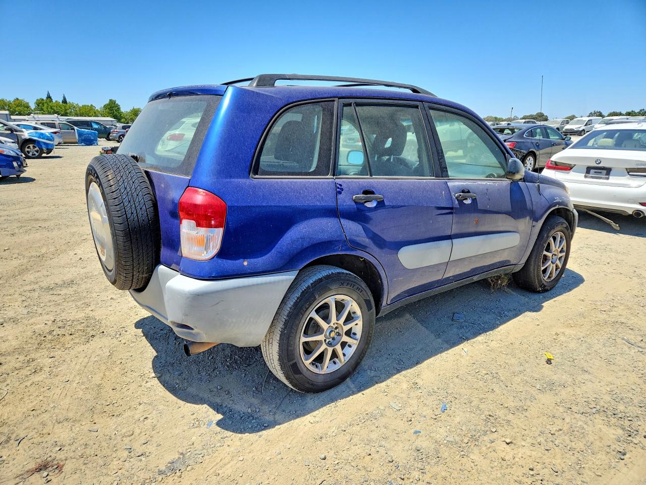 2001 Toyota Rav4 Base Blue vin: JTEGH20V510021485