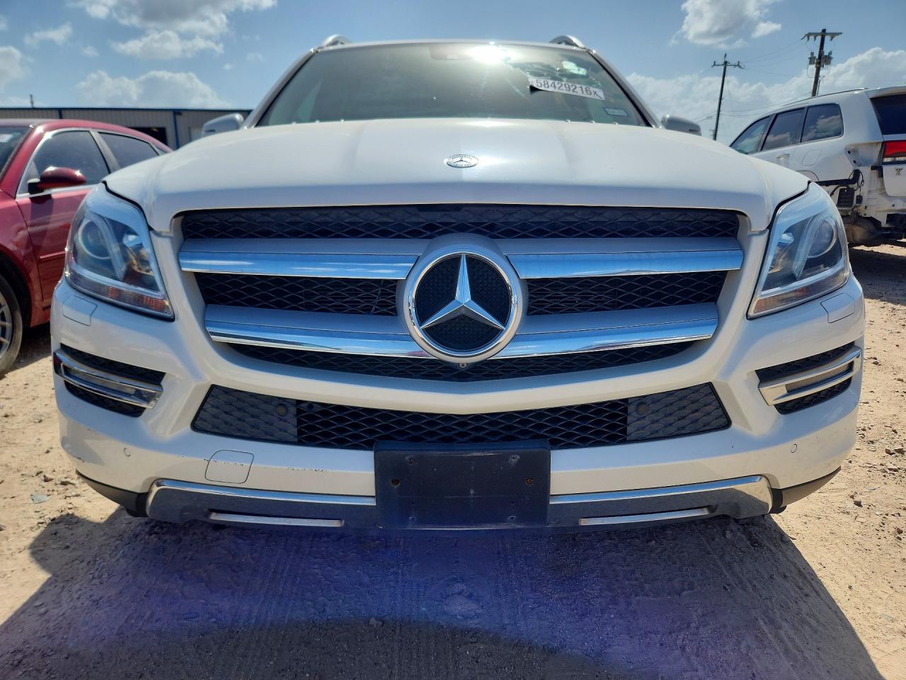 2015 Mercedes-benz Gl 450 4matic White vin: 4JGDF6EEXFA501984