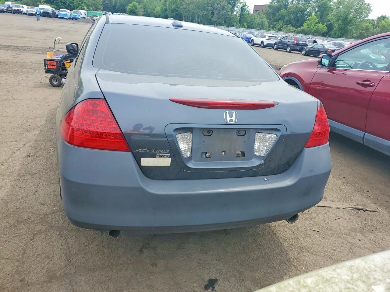 2007 Honda Accord Ex Gray vin: 1HGCM66597A088527