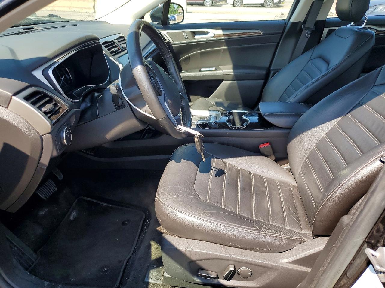 2014 Ford Fusion Se Hybrid Black vin: 3FA6P0LU4ER181248