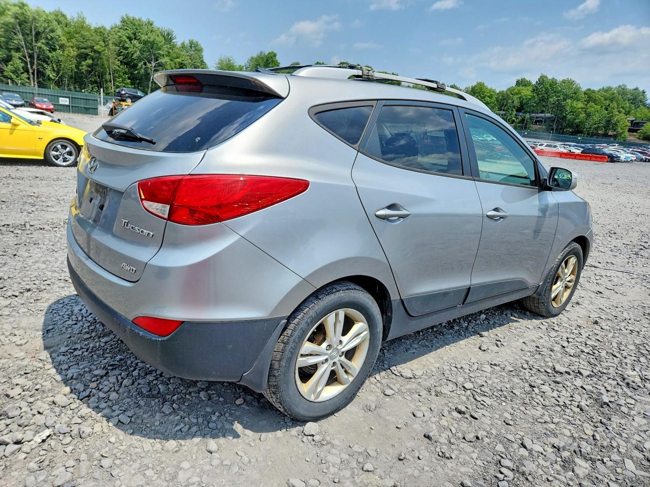 2012 Hyundai Tucson Gls Silver vin: KM8JUCAC4CU520682