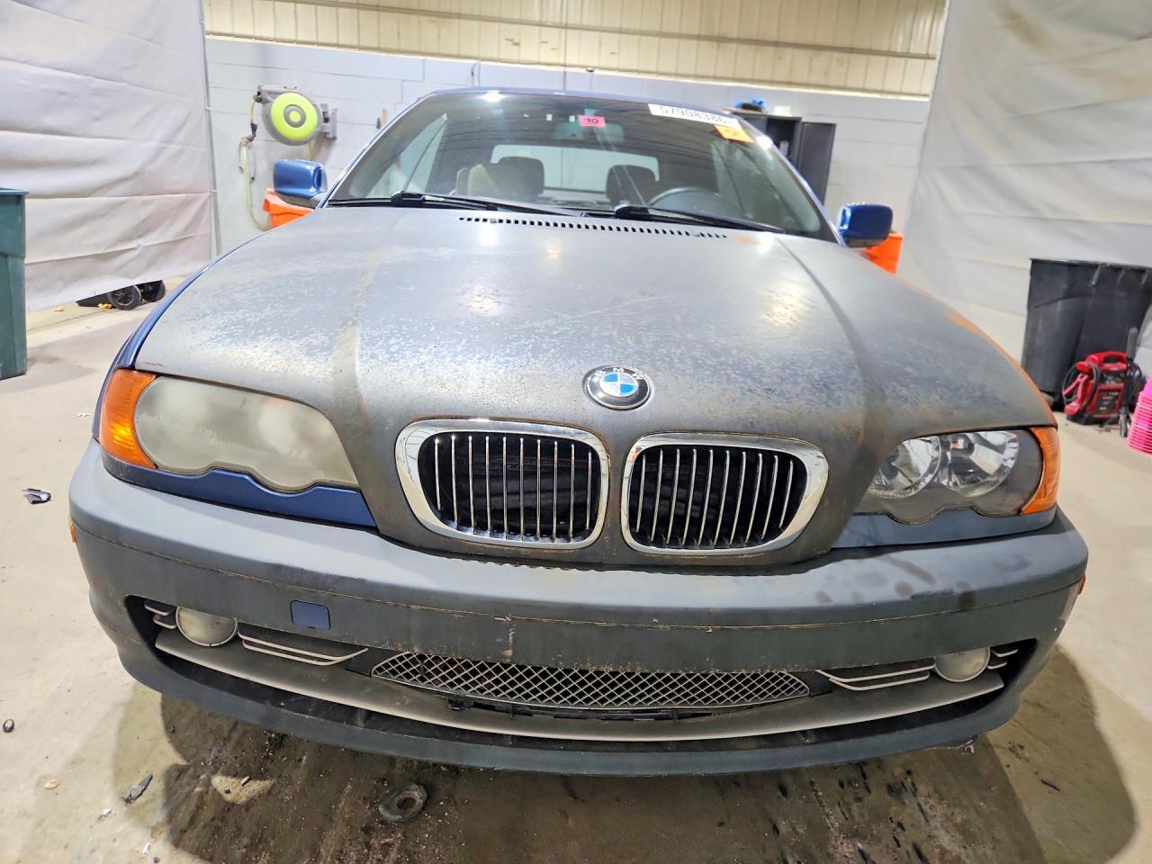 2001 Bmw 330 Ci Charcoal vin: WBABS53481EV87922