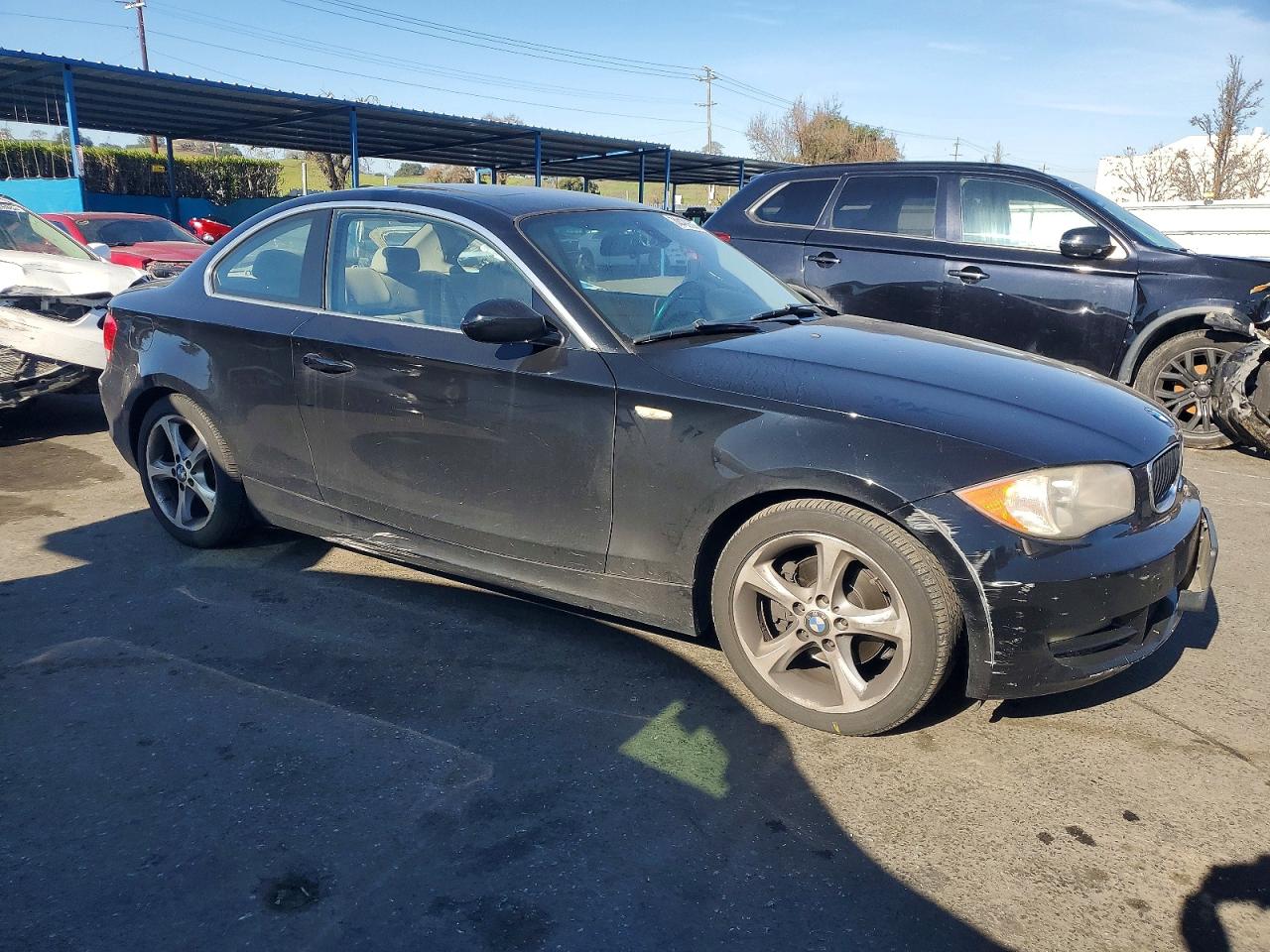 2009 Bmw 128 I Black vin: WBAUP93509VF48783
