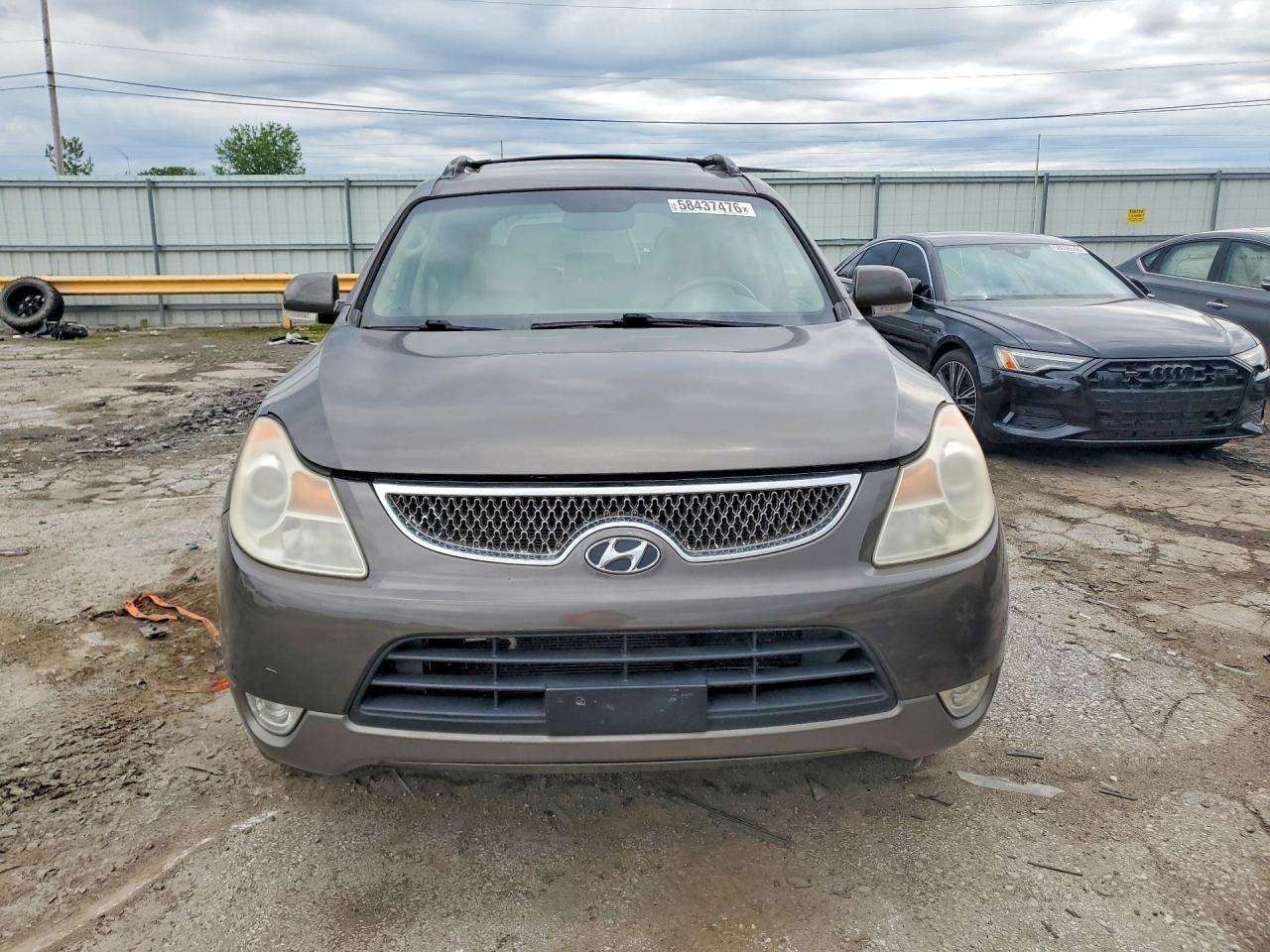 2008 Hyundai Veracruz Gls Gray vin: KM8NU73C68U071602