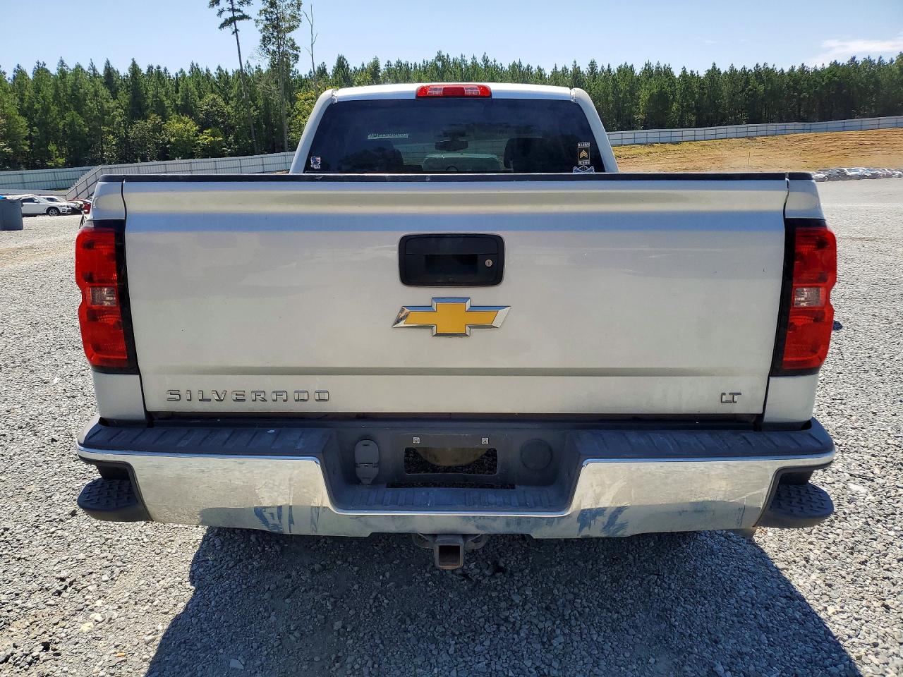 2015 Chevrolet Silverado C1500 Lt Silver vin: 1GCRCREC4FZ321727