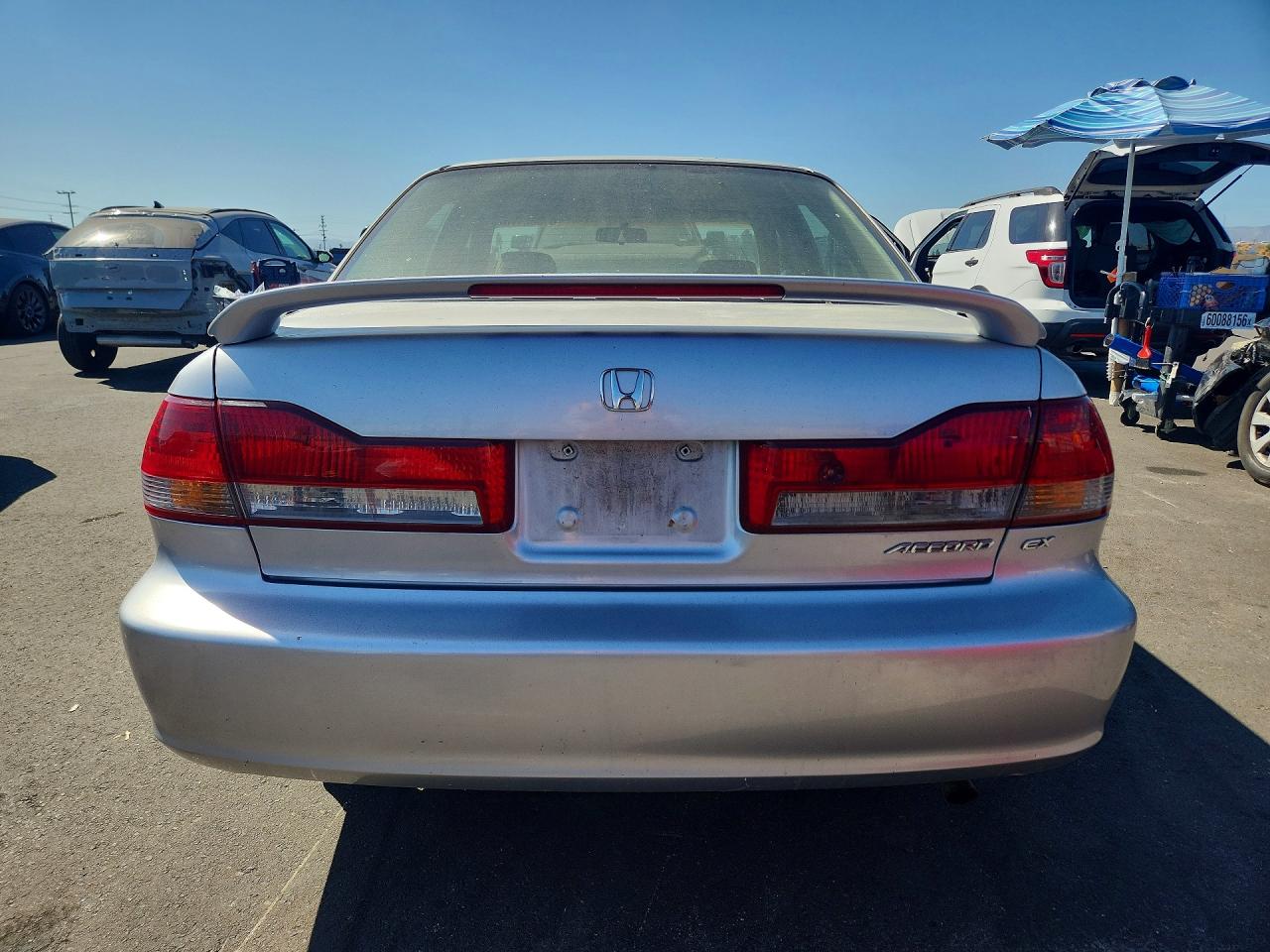 2001 Honda Accord Ex Silver vin: JHMCG66831C021853
