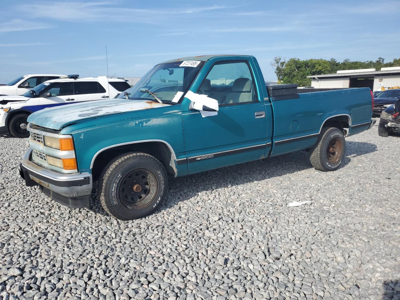 1995 Chevrolet Gmt-400 C1500   Green vin: 1GCEC14K7SZ166044