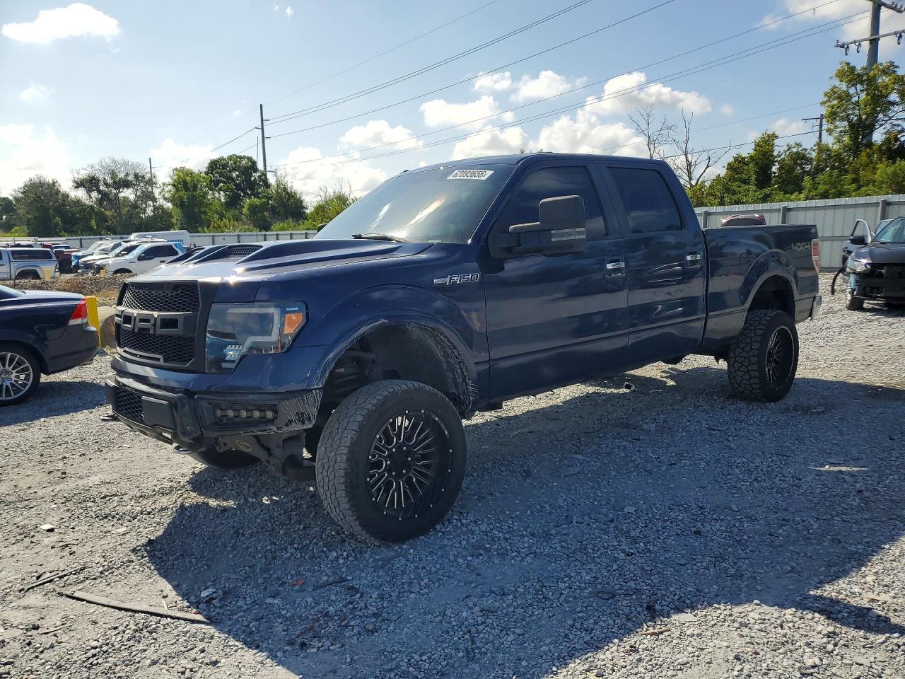 2011 Ford F150 Supercrew Blue vin: 1FTFW1EF1BFB60044