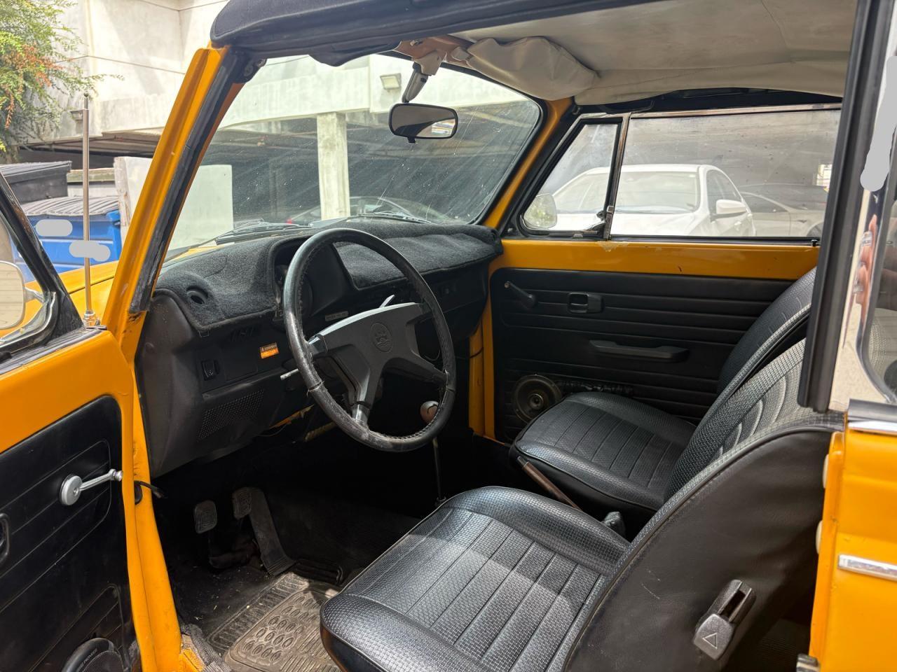 1978 Volkswagen Beetle Yellow vin: 1582009550