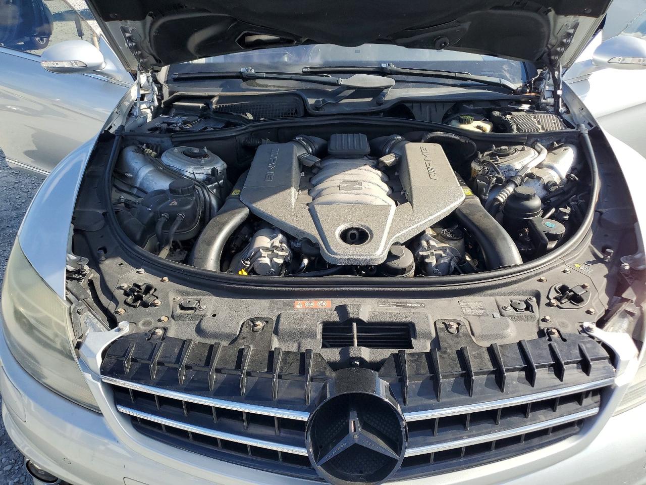 2008 Mercedes-benz Cl 63 Amg Silver vin: WDDEJ77X48A013277