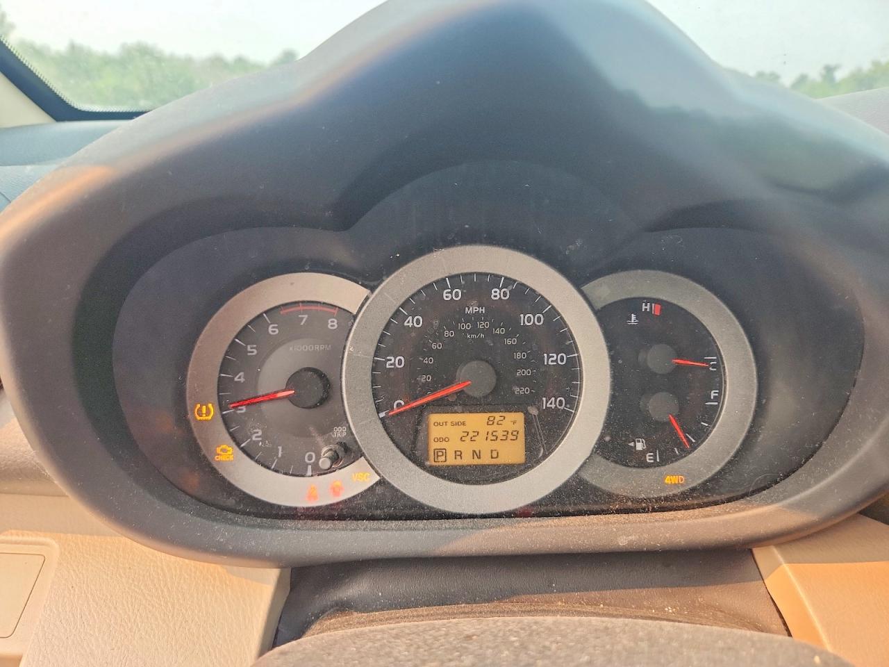 2008 Toyota Rav4 Base Black vin: JTMBD33V586072603
