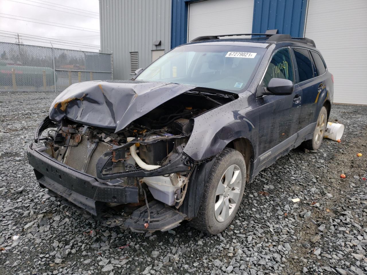 2011 Subaru Outback 2.5i Premium Gray vin: 4S4BRGGC1B3376646