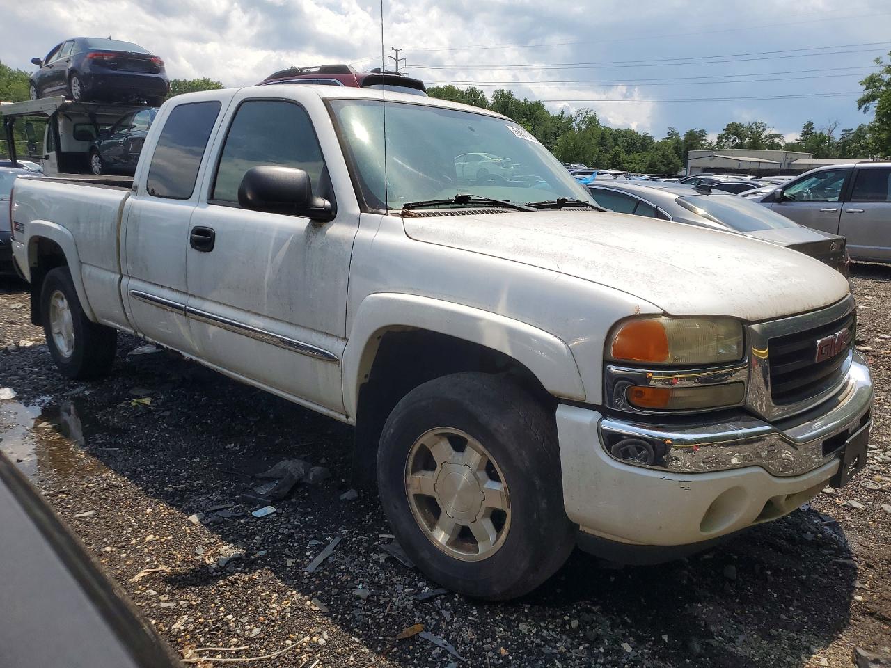 2006 Gmc New Sierra K1500 White vin: 1GTEK19B46Z245169