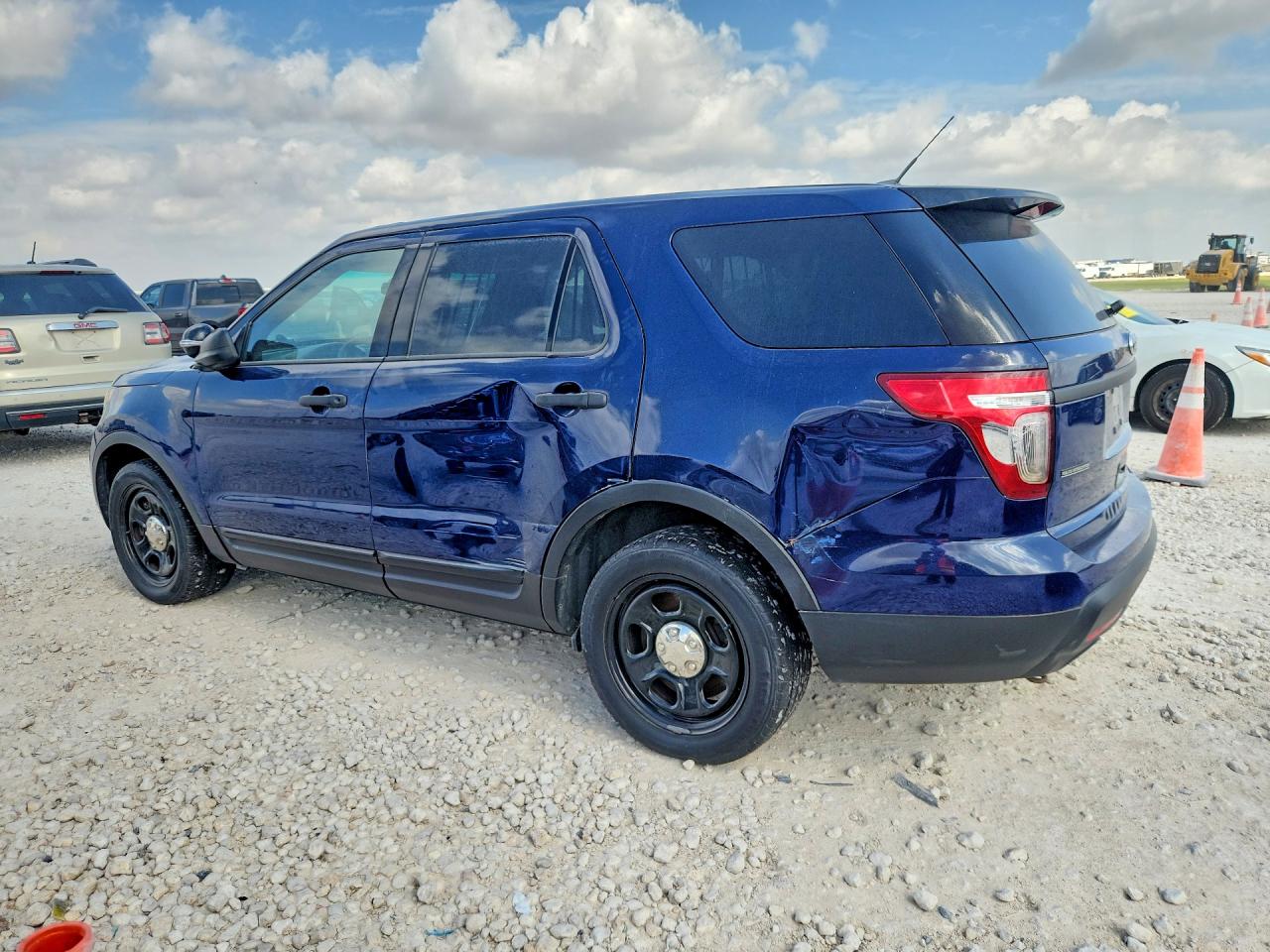 2015 Ford Explorer Police Interceptor Blue vin: 1FM5K8AR5FGB20027
